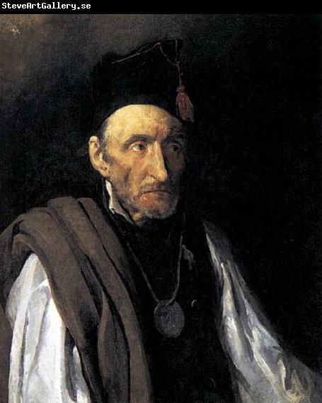 Theodore   Gericault Man with Delusions of Military Command